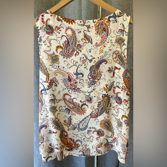J. Jill - Paisley Print - Sleeveless Tunic Style Blouse. Summer is here! XL - Picture 2 of 5